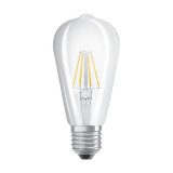 Ledvance Osram Star átlátszó üveg búra/7W/806lm/2700K/E27 LED Edison körte izzó