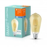 Ledvance Smart+ BT LED okos fényforrás Edison filament 6W 2700K E27 (4058075208605)