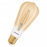 Ledvance Smart+ WiFi LED okos fényforrás edison filament 6W E27 2400K (4058075528192) (ledv4058075528192) - LED-es égők