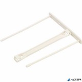 Lefűzőklip, műanyag, 100 mm, FELLOWES, Bankers Box® Pro, fehér