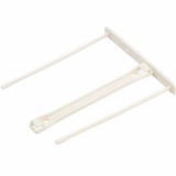 Lefűzőklip, műanyag, 100 mm, FELLOWES, Bankers Box&reg; Pro, fehér (IFW00897)
