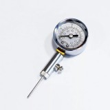 Légnyomásmérő labdához – analóg, fémházas, 0–1,4 BAR – SALTA