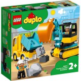LEGO® (10931) DUPLO® - Teherautó és lánctalpas exkavátor