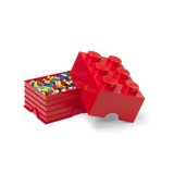LEGO 40000800 Brick 6 Tároló doboz 16,9L - Piros (40000800)