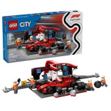 LEGO® (60443) City - F1®-es boxutca és személyzet, Ferrari autóval