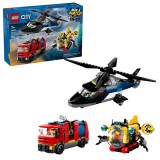 LEGO® (60462) City - Helikopter, tűzoltóautó és tengeralattjáró egy csomagban