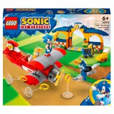 LEGO® (76991) Sonic the Hedgehog - Tails műhelye és Tornado repülőgépe