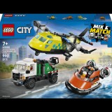 LEGO® City Repülőgép, emelőkosaras kocsi és légpárnás jármű remix 60505 (60505)