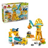LEGO® DUPLO®: 3 az 1-ben építési terület és munkagépek (10476)