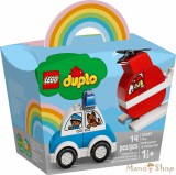 LEGO DUPLO - Tűzoltó helikopter és rendőrautó 10957