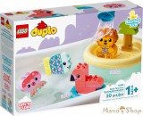 LEGO Duplo - Vidám fürdetéshez: úszó állatos sziget 10966