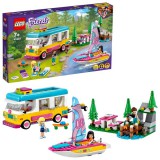 LEGO Friends: Erdei lakóautó és vitorlás 41681