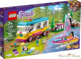 LEGO Friends - Erdei lakóautó és vitorlás 41681