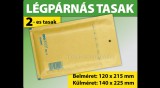 LÉGPÁRNÁS TASAK BARNA W2 BORÍTÉK B/12