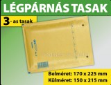 LÉGPÁRNÁS TASAK BARNA W3 BORÍTÉK C/13 1000 DARAB