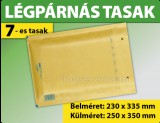 LÉGPÁRNÁS TASAK BARNA W7 BORÍTÉK G/17 1000 DARAB