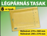 LÉGPÁRNÁS TASAK BARNA W8 BORÍTÉK H/18 1000 DARAB