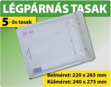 LÉGPÁRNÁS TASAK FEHÉR W5 BORÍTÉK E/15 10000 DARAB