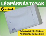 LÉGPÁRNÁS TASAK FEHÉR W6 BORÍTÉK F/16 10000 DARAB