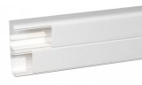 LEGRAND 010427 Univerzális DLP kábelcsatorna, 50 x 150 mm, 2 x 65 mm-es hajlékony fedéllel, válaszfallal, Program Mosaic szerelvényekkel szerelhető, 2 m, fehér