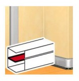 LEGRAND 011106 DLP alu válaszfal 50 mm fedéltartóval