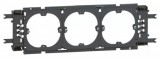 LEGRAND 011169 DLP alu keret hármas Ø60 szerelvény 85 mm fedélhez