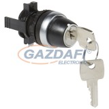 LEGRAND 023738 Osmoz kulcsos 2 fix állású kapcsoló - Z - fekete