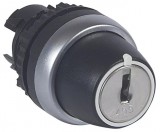 LEGRAND 023953 Osmoz kulcsos 2 fix állású kapcsoló 90° - fekete