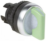 LEGRAND 024032 Osmoz forgatókaros 2 fix V állású világító kapcsoló - zöld