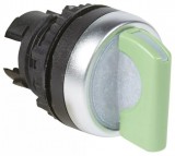 LEGRAND 024036 Osmoz forgatókaros 2 fix állású világító kapcsoló - zöld