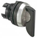 LEGRAND 024060 Osmoz hosszúkaros 2 fix V állású világító kapcsoló - fekete