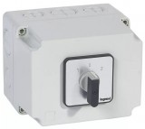 LEGRAND 027747 Tokozott görgős kapcsoló 3P 50A PR40 1-0-2