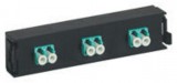 LEGRAND 032136 optikai patch modul 6xLC duplex multimódusú címkével és címketartóval türkíz LCS3