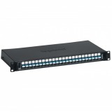 Legrand 032165 24xLC duplex monomódusú 1U-19" fekete LCS3 optikai patch panel (032165)