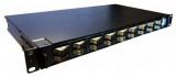 LEGRAND 032172 optikai patch panel kifordítható 18xSC duplex multimódusú 1U-19" fekete LCS3