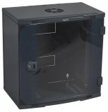 LEGRAND 046202 fali rackszekrény 19" 12U MAG: 600 SZÉL: 600 MÉLY: 400 antracit egyrészes üvegajtós MAX: 36 kg LCS2