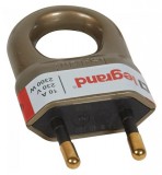 LEGRAND 050313 Földeletlen, kihúzófüles csatlakozódugó, bronz műanyag