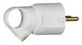 LEGRAND 050330 Földelt csatlakozódugó kiemelővel, hátsó bekötésű, fehér