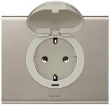 LEGRAND 067161 Céliane 2P+F földelt dugalj csatlakozóaljzat gyermekvédelemmel, csavaros