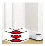 LEGRAND 075633 DLP külső könyök elem bepattintható kábelcsatornához, állíthatóbelső szög: 80 -120°, 130 x 50 mm, fehér