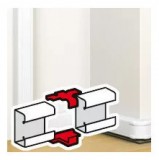 LEGRAND 075661 DLP csatorna összekötő elem bepattintható kábelcsatornához, 80 x 50 mm, fehér