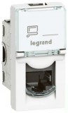 LEGRAND 076551 Program Mosaic LCS2 RJ45 aljzat Cat 5e UTP, 1 modul, fehér
