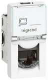 LEGRAND 076552 Program Mosaic LCS2 RJ45 aljzat Cat 5e FTP, 1 modul, fehér