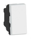 LEGRAND 077000L Program Mosaic egypólusú kapcsoló, 10A, 1m, fehér