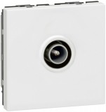 LEGRAND 078782 Program Mosaic TV aljzat végzáró 1,5 dB, 2m, fehér