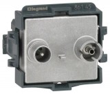 LEGRAND 086145 Oteo falon kívüli TV-RD aljzat végzáró fehér