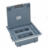 LEGRAND 088172 Padlódoboz műanyag fedéllel, merőleges szerelvényezés, 12 modul