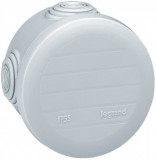 LEGRAND 092003 Plexo 55 kör alakú szerelődoboz Ø70 mm×45 mm, 4 bemenet (kat. szám: 091910)