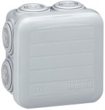LEGRAND 092005 Plexo 55 négyzet alakú szerelődoboz 65×65×40 mm, 7 bemenet