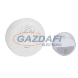 LEGRAND 094252 Vezeték nélküli csengő STANDARD szett fehér elemes
